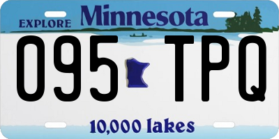 MN license plate 095TPQ