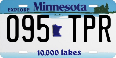 MN license plate 095TPR