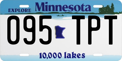 MN license plate 095TPT
