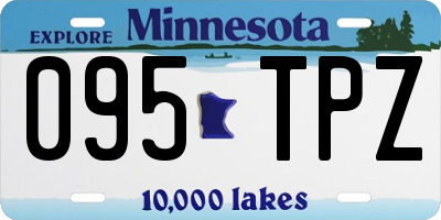 MN license plate 095TPZ