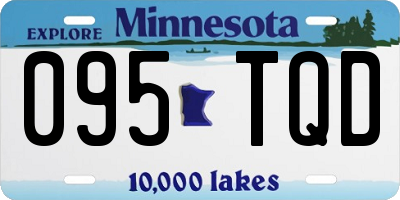 MN license plate 095TQD