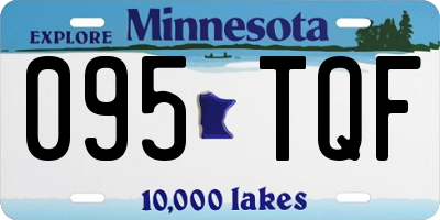 MN license plate 095TQF