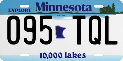 MN license plate 095TQL