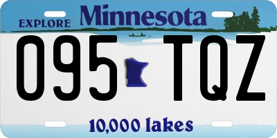 MN license plate 095TQZ