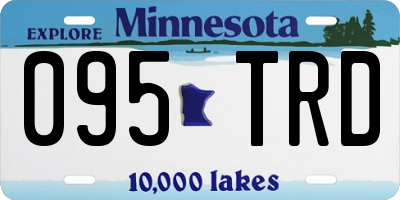 MN license plate 095TRD