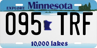 MN license plate 095TRF