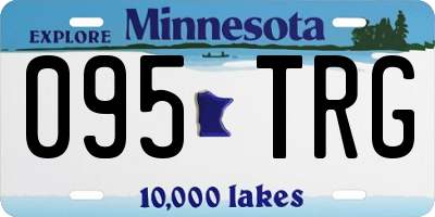 MN license plate 095TRG