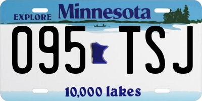 MN license plate 095TSJ