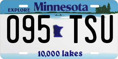 MN license plate 095TSU