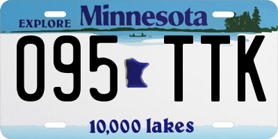 MN license plate 095TTK