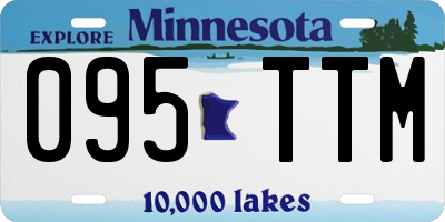 MN license plate 095TTM