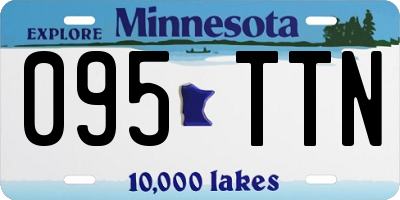 MN license plate 095TTN