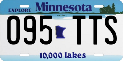 MN license plate 095TTS