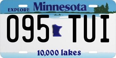 MN license plate 095TUI
