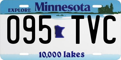 MN license plate 095TVC