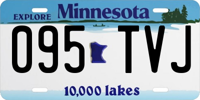 MN license plate 095TVJ