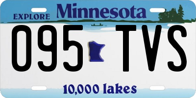 MN license plate 095TVS