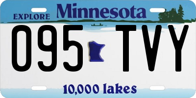 MN license plate 095TVY