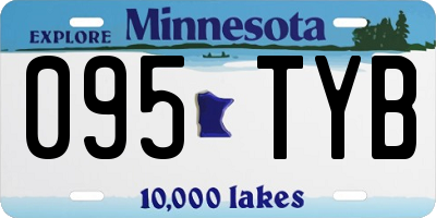 MN license plate 095TYB