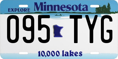 MN license plate 095TYG