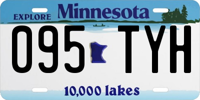 MN license plate 095TYH