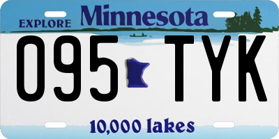 MN license plate 095TYK