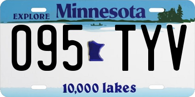 MN license plate 095TYV