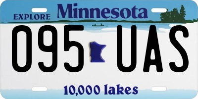 MN license plate 095UAS