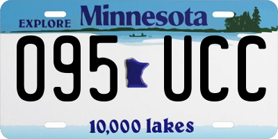 MN license plate 095UCC