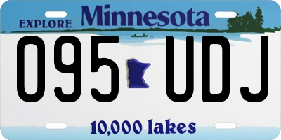 MN license plate 095UDJ