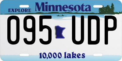 MN license plate 095UDP