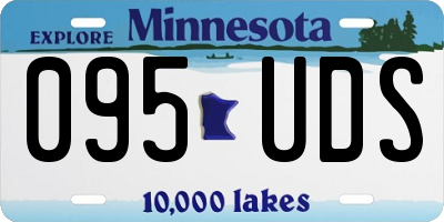 MN license plate 095UDS