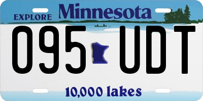 MN license plate 095UDT