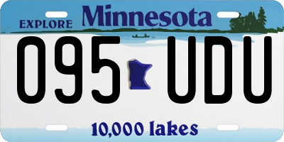 MN license plate 095UDU