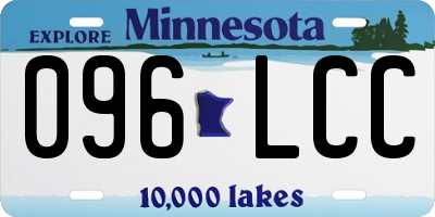 MN license plate 096LCC