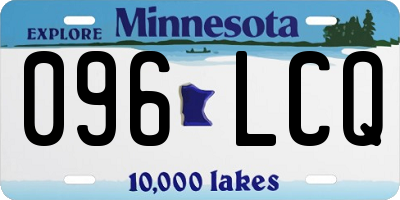 MN license plate 096LCQ