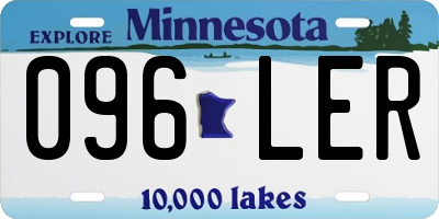 MN license plate 096LER