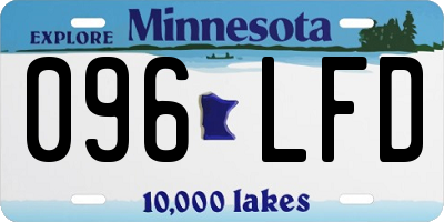 MN license plate 096LFD