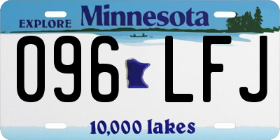 MN license plate 096LFJ