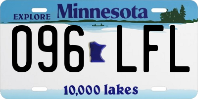 MN license plate 096LFL