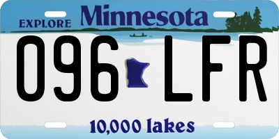 MN license plate 096LFR