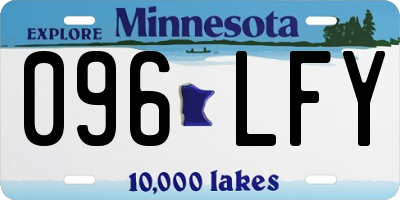 MN license plate 096LFY