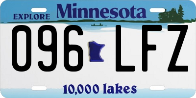 MN license plate 096LFZ