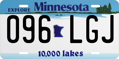 MN license plate 096LGJ
