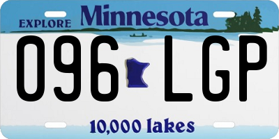 MN license plate 096LGP