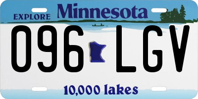 MN license plate 096LGV