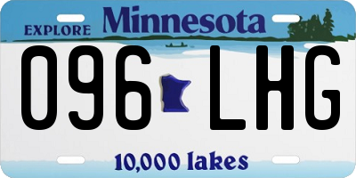 MN license plate 096LHG