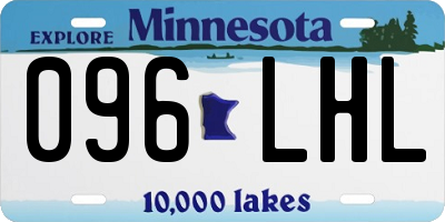 MN license plate 096LHL