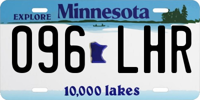 MN license plate 096LHR