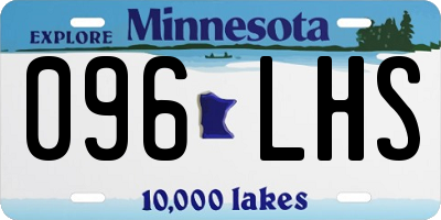 MN license plate 096LHS